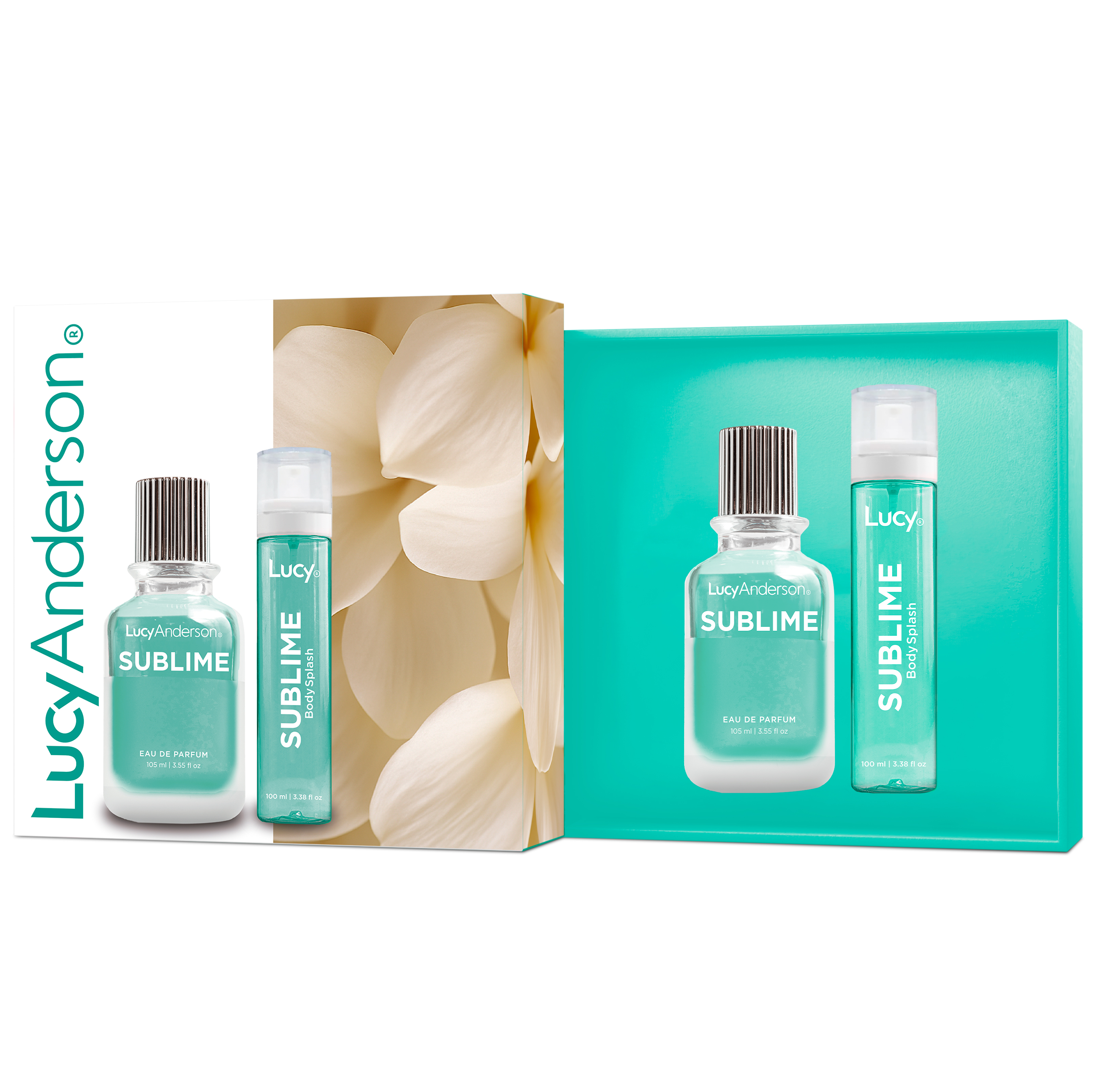 LUCY ANDERSON SET EDP SUBLIME X 105 ML. Y BODY SPLASH X 100 ML.